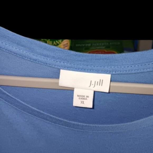 J Jill XL Blue Tunic Top - Picture 4 of 4